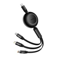Baseus - Bright Mirror 2 Series - 3-in-1 fast charging cable, 100W 1.1m, Black (CAMJ010201) – Bild 4