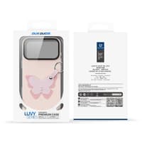 iPhone 17 Pro Max - Dux Ducis - Luvy Series, Love Edition (Schmetterling), pink – Bild 12