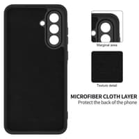 Samsung Galaxy S25 FE - Silikon Schutzhülle, schwarz – Bild 6