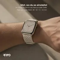 RPD Magnos Magnet Armband Nylon Geflochten für Apple Watch 38/40/41/42mm - Polarstern – Bild 4