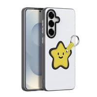 Samsung Galaxy S26 - Dux Ducis - Luvy Series, Love Edition (Gelber Stern), weiss – Bild 1