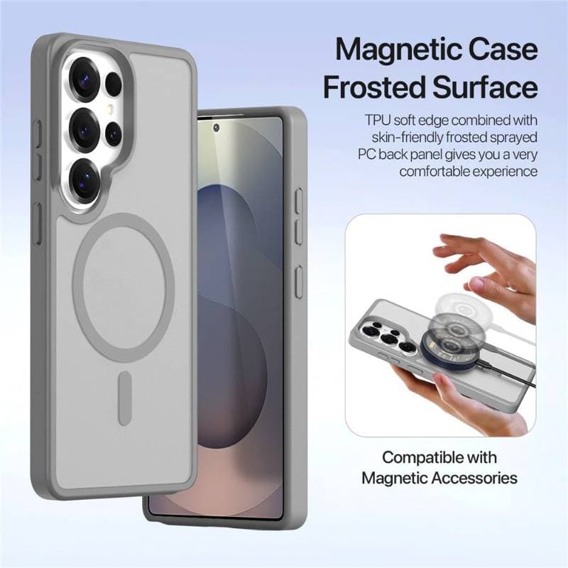 Samsung Galaxy S26 Ultra - Dux Ducis Lawa Premium Case, Gray – 3