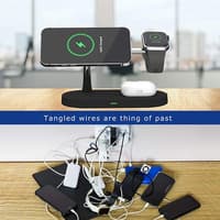 chargeur magnétique rapide sans fil 5 en 1 15W noir – Bild 7