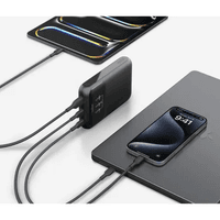 Belkin - BoostCharge Pro Powerbank with 2x USB-C and USB-A 65W Port + USB-C to USB-C Cable, Black – Bild 4
