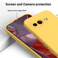 Google Pixel 9A - Silikon Schutzhülle, gelb – Bild 6