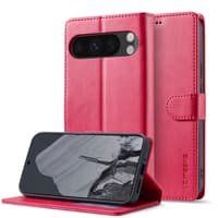 Google Pixel 9A- LC.IMEEKE Wallet Etui mit 3 Kartenfächern & Magnetverschluss, Pink – Bild 7