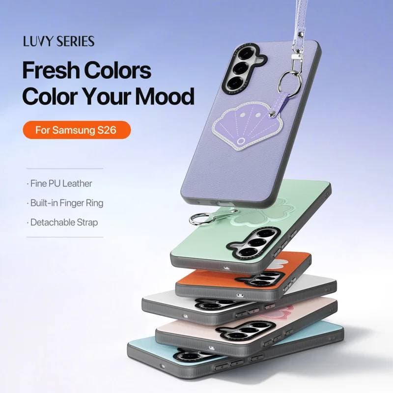 Samsung Galaxy S26 - Dux Ducis - Luvy Series, Love Edition (Meermuschel), violett – 4