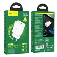 Hoco N28 PD20W + QC3.0 Dual USB-C & USB-A, White – Bild 2