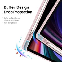 Samsung Galaxy Tab S10 FE/S9 FE/S9 - Dux Ducis Magi Series, custodia flip stand-up, rosa – Bild 9