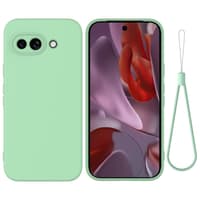 Google Pixel 9a - Custodia protettiva in silicone, verde – Bild 1