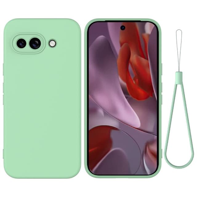 Google Pixel 9a - Silikon Schutzhülle, grün