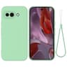 Google Pixel 9a - Custodia protettiva in silicone, verde