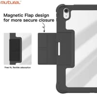 iPad 10/11 (A16) - Mutural Rugged-Pro Stripe Tablet-Hülle, Schwarz – Bild 8