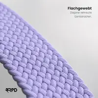 RPD Vela Cinturino Sport Nylon Intrecciato Parachute per Apple Watch 38/40/41/42mm - Lavanda – Bild 2