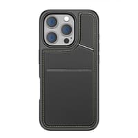 Dux Ducis - iPhone 16 - Rafi II Kickstand with MagSafe, RFID-blocking, vertical stand, black – Bild 2