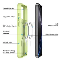 iPhone 16 Pro - Dux Ducis Yind Series with Magsafe in lime green – Bild 3