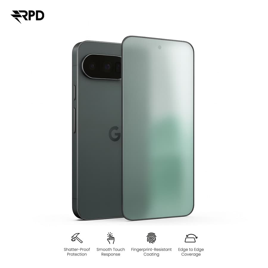 Google Pixel 10/10 Pro - SilkTouch Premium Tempered Glass / Panzerglas - Matt