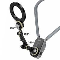 Hoco - K31 neck mount with MagSafe for portrait/landscape format, black – Bild 3