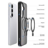 Samsung Galaxy S26 - Dux Ducis Yind Series with Magsafe and stand function, black – Bild 9