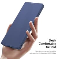 Samsung Galaxy S25 Plus - Dux Skin X Pro Series with 360 degree ring stand blue – Bild 5