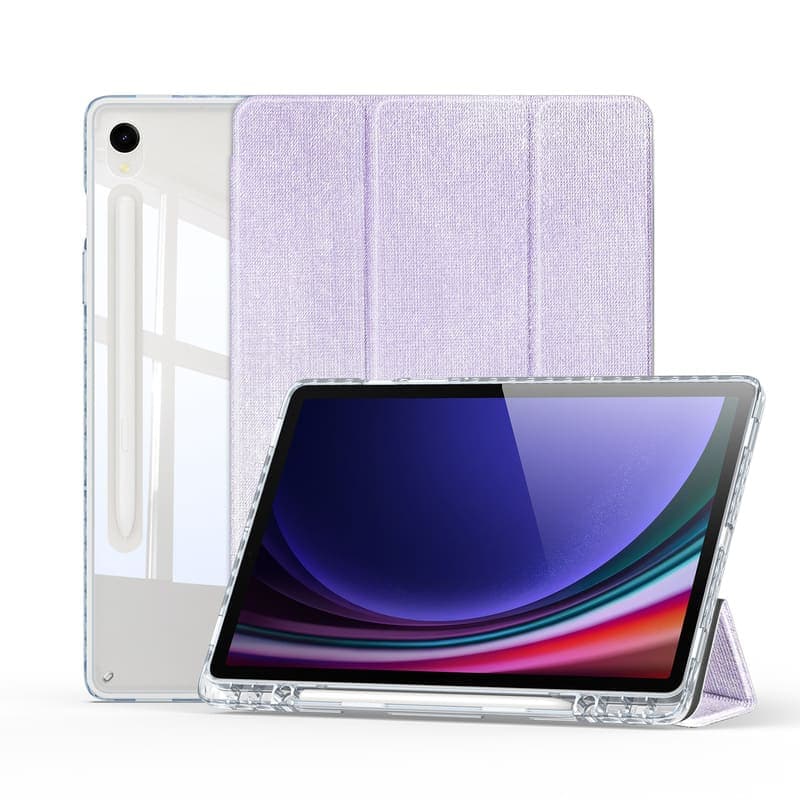 Samsung Galaxy Tab S9 FE / Tab S9 - Dux Ducis Unid Series, custodia flip stand-up, viola