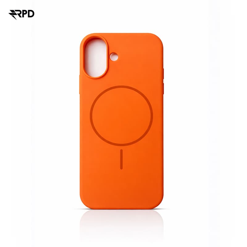 iPhone 17 - MagSafe Slimline Silikon Case, Orange