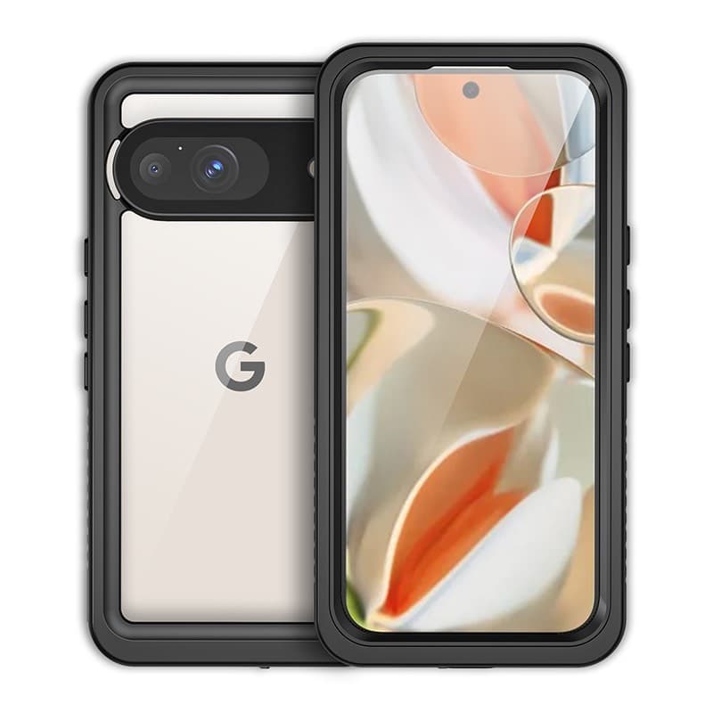 Pixel 9 - Coque d'extérieur Redpepper FS Series avec protection anti-poussière et caches pour ports, noire – 3