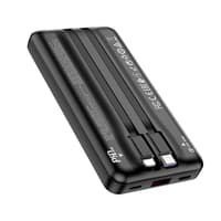 Hoco Q9 Pro Shell Powerbank Fast Charge with cable Black (10000mAh) – Bild 2