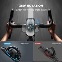 Joyroom - Support de téléphone portable en silicone pour vélo, noir (JR-ZS382) – Bild 6
