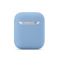 Custodia in silicone per Airpods 1a+2a generazione, blu cielo – Bild 3