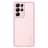 Samsung Galaxy S21 Ultra - DUX DUCIS Yolo Case, Kunstleder & TPU, rosa/gold – Bild 1
