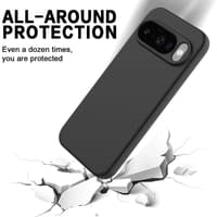 Google Pixel 10 / 10 Pro - Silikon Schutzhülle, schwarz – Bild 6