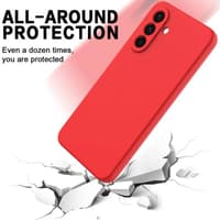 Samsung Galaxy S26 Plus - Silikonhülle, rot – Bild 5