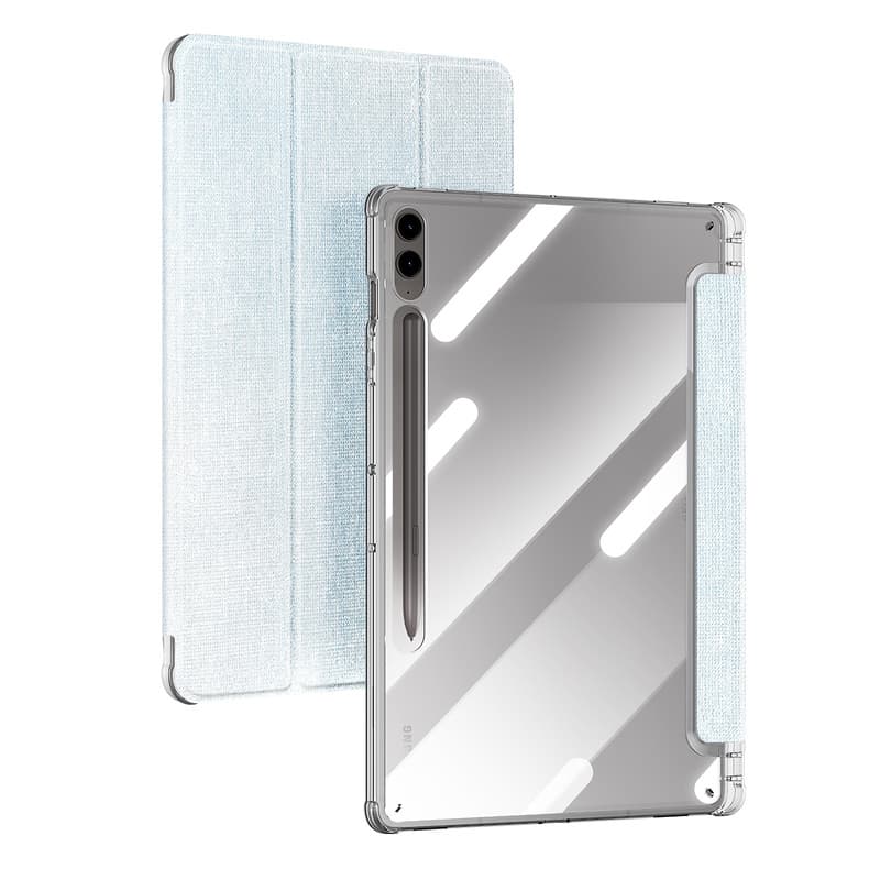 Samsung Galaxy Tab S9 FE Plus / S9 Plus / S10 Plus - Dux Ducis Unid Series, aufstellbares Flip-Etui, Blau – 4