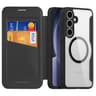 Galaxy S25 Plus - Dux Ducis Skin X Pro Series mit Magsafe und Portmonnaie in Schwarz
