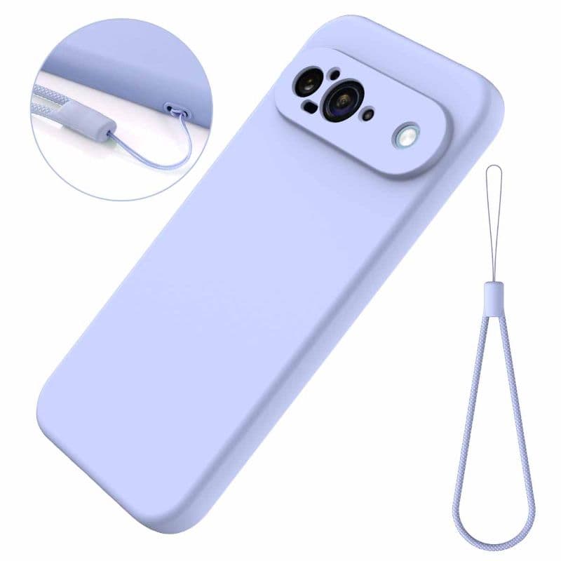 Google Pixel 9 - Housse en silicone violet – 4