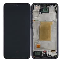 Samsung Galaxy A35 A356B LCD nero, service pack con cornice, nuovo, originale – Bild 1
