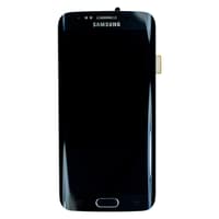 Samsung Galaxy S6 edge Frontglas / LCD blau, pulled – Bild 1