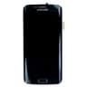 Samsung Galaxy S6 edge Frontglas / LCD blau, pulled