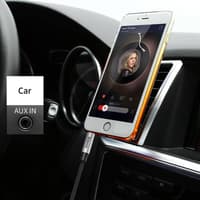 Baseus - Yiven - Audio cable (AUX to AUX), 1.5m, silver+black (CAM30-CS1) – Bild 6