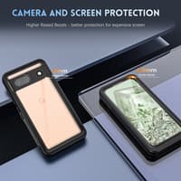Google Pixel 7a - Redpepper IP68 FS Series Wasserdichtes Outdoor Case, schwarz – Bild 8