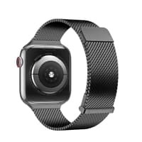 Apple Watch - DUX Milanese Pro Version Strap - 42mm/44mm/45mm/46mm(10.Gen)/49mm, Black – Bild 2