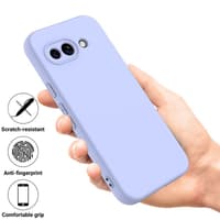 Google Pixel 9a custodia in silicone viola – Bild 4