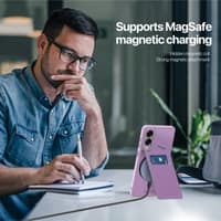 Dux Ducis - Galaxy S25 Edge - Rafi II Magnetic Case with Kickstand & Card Slots, Purple – Bild 8