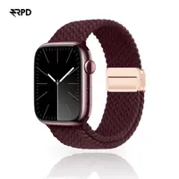 RPD Magnos Bracelet Magnétique Nylon Tressé pour Apple Watch 38/40/41/42mm - Bordeaux – Bild 1