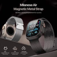 Apple Watch - DUX Milanese Air Version Strap - 42mm/44mm/45mm/46mm(10.Gen)/49mm, Gris – Bild 4