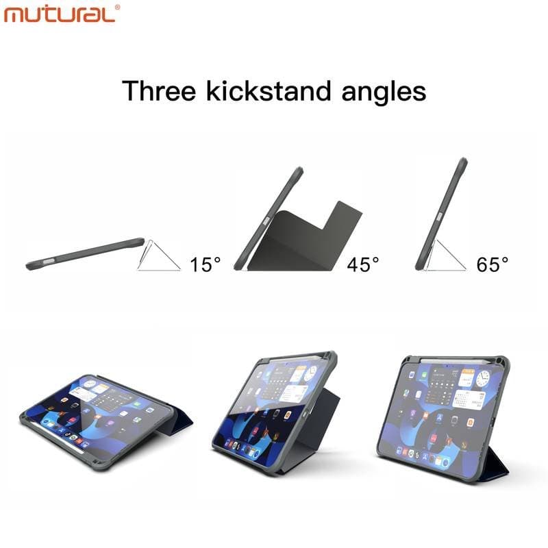 iPad 10/11 (A16) - Mutural Rugged-Pro Stripe Tablet-Hülle, Orange – 4
