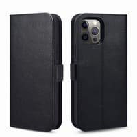 iPhone 11 Pro Max - Nappa Echtleder Wallet Case (2 in 1) RIX1112-BK, schwarz – Bild 1
