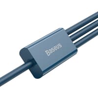 Baseus - Superior Serie - Câble de recharge rapide USB vers M+L+C, 3.5A 1.5m, bleu (CAMLTYS-03) – Bild 7