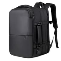 Okade S70 Sac à dos pour ordinateur portable 17.3 pouces - Business & Travel Rucksack USB, fonction valise, noir – Bild 1